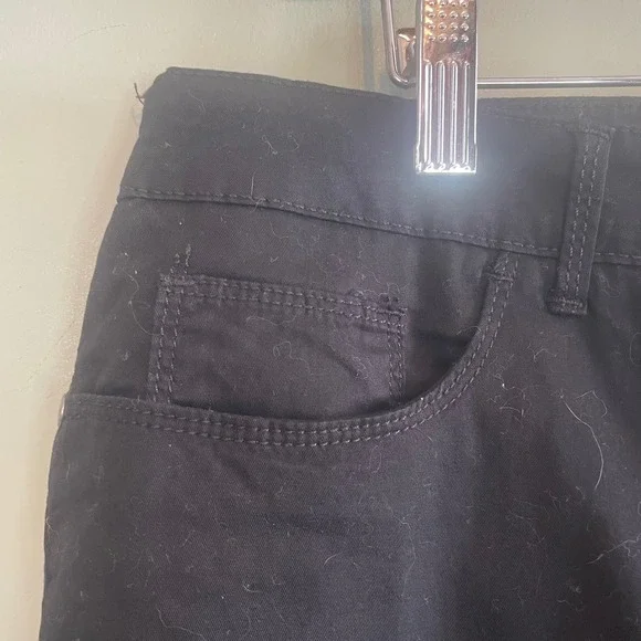 Croft & Barrow Womens Classic Fit Skort Black Stretch Cotton Size 14 RN73277 - Picture 3 of 6